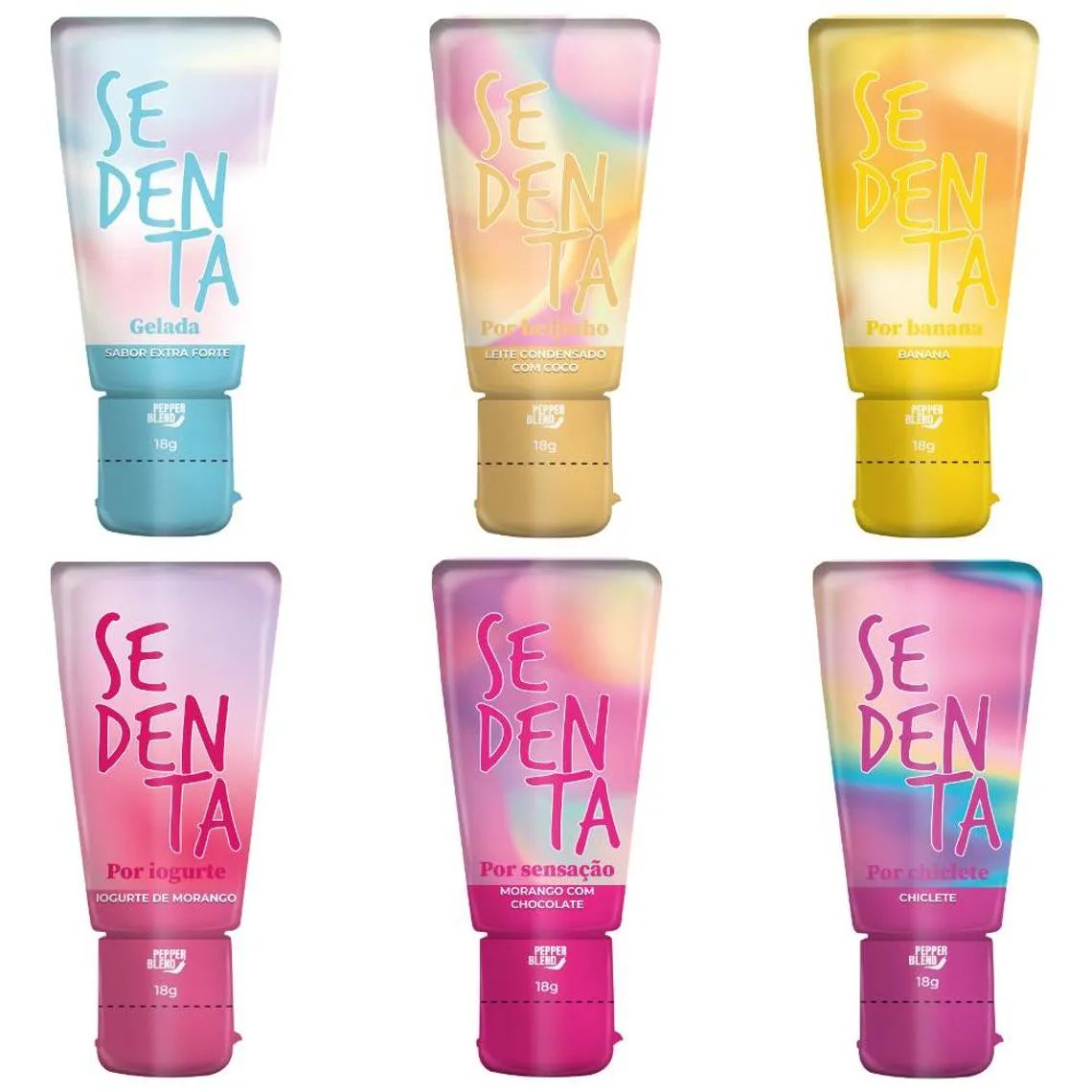 Gel comestível SEDENTA por sabores  R$15,00