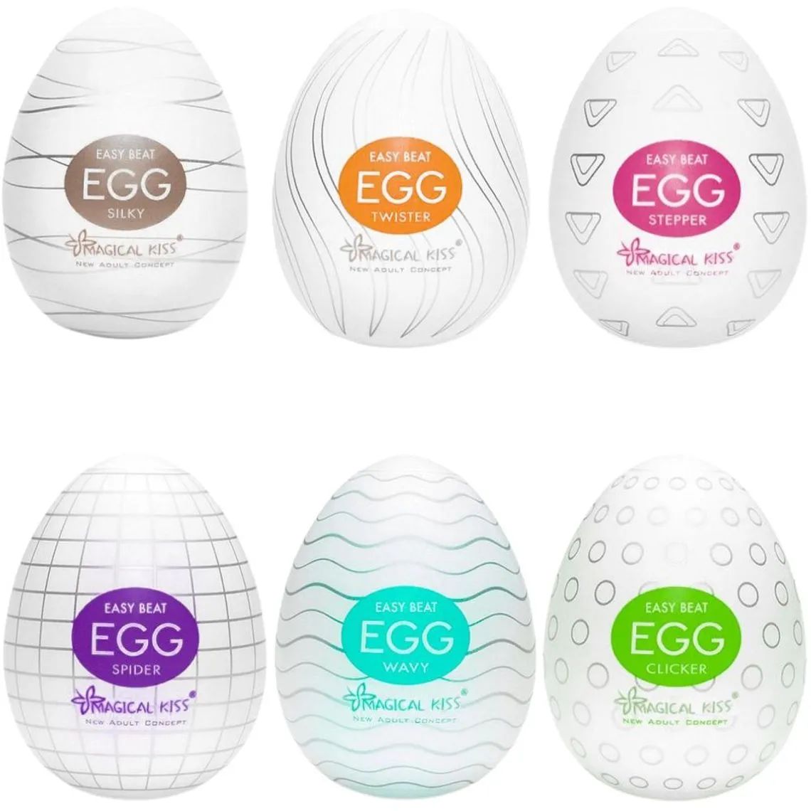 Masturbador Egg Magical Kiss Mega Import R$20,00