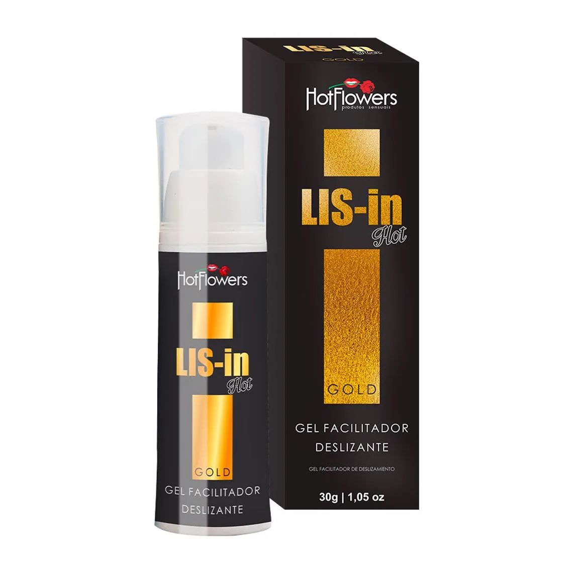 Anestésico Anal Lis-In 30g Hot Flowers R$50,00