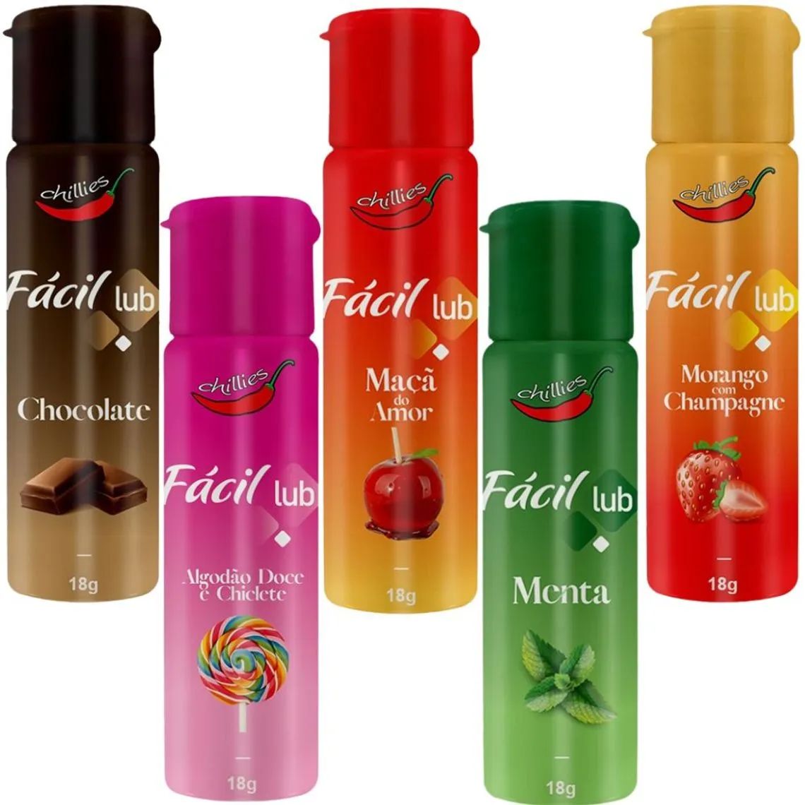 Lubrificante Beijável Fácil Lub 18g Chillies R$10,00